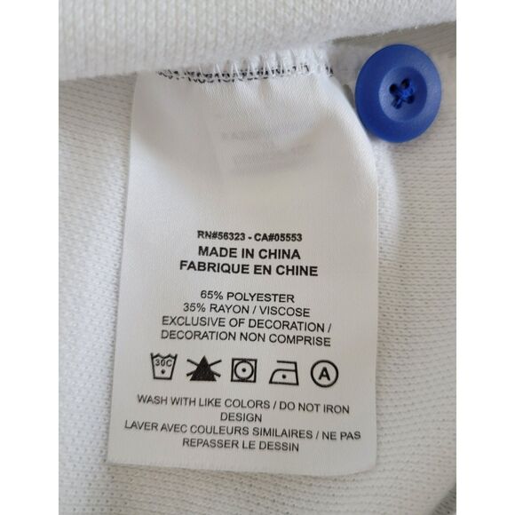 Air Jordon Mens XL University of Florida Gators White Blue Collar Polo Pre-Owned - Picture 9 of 11